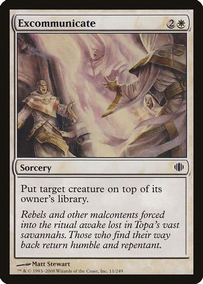 Excommunicate Shards of Alara Magic card