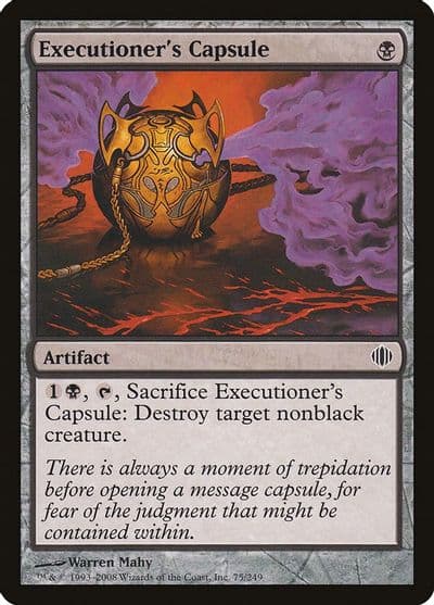 Executioners Capsule Shards of Alara Magic card
