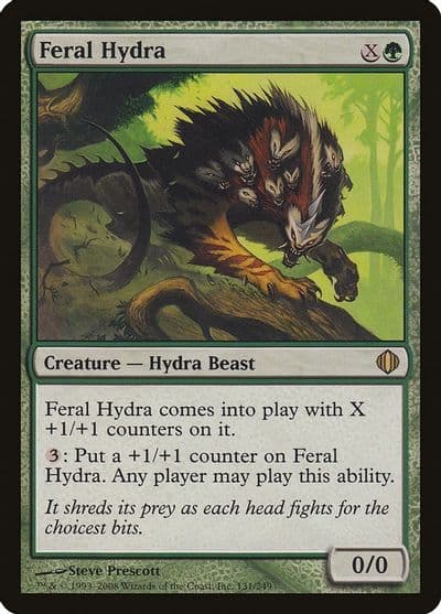 Feral Hydra Shards of Alara Magic card