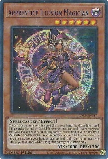 Apprentice Illusion Magician Blue Legendary Duelists: Season 3 Yu-Gi-Oh! card