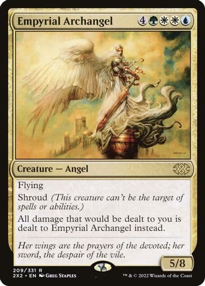 Empyrial Archangel Double Masters 2022 Magic card