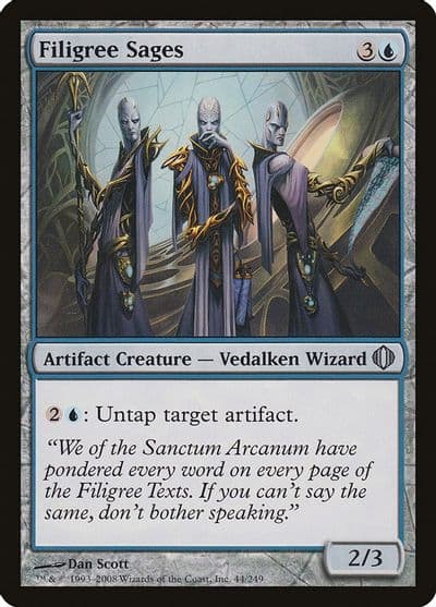 Filigree Sages Shards of Alara Magic card
