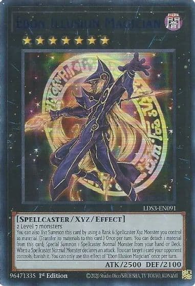 Ebon Illusion Magician Blue Legendary Duelists: Season 3 Yu-Gi-Oh! card