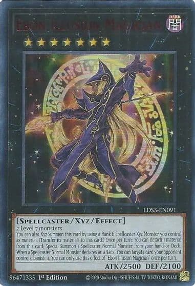 Ebon Illusion Magician Red Legendary Duelists: Season 3 Yu-Gi-Oh! card