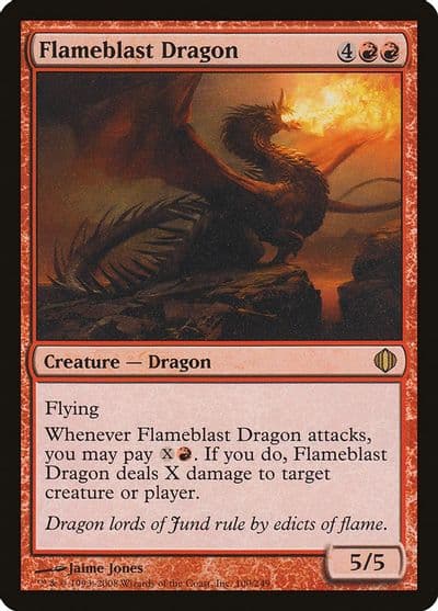 Flameblast Dragon Shards of Alara Magic card