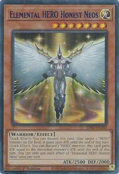 Elemental HERO Honest Neos Blue Legendary Duelists: Season 3 Yu-Gi-Oh! card