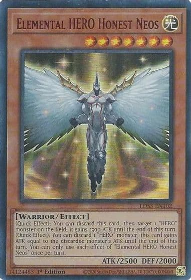 Elemental HERO Honest Neos Red Legendary Duelists: Season 3 Yu-Gi-Oh! card