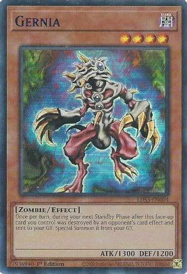 Gernia Blue Legendary Duelists: Season 3 Yu-Gi-Oh! card