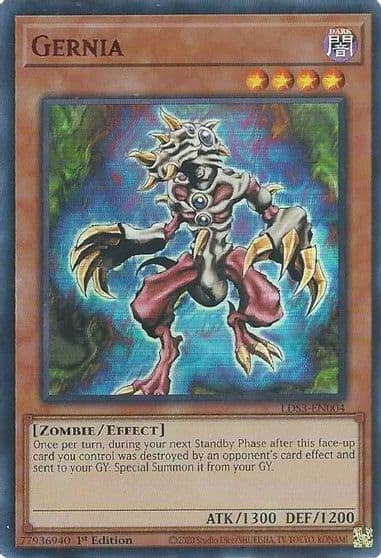 Gernia Red Legendary Duelists: Season 3 Yu-Gi-Oh! card