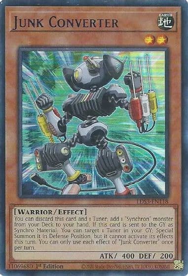 Junk Converter Blue Legendary Duelists: Season 3 Yu-Gi-Oh! card