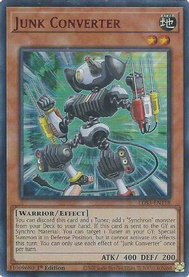 Junk Converter Red Legendary Duelists: Season 3 Yu-Gi-Oh! card
