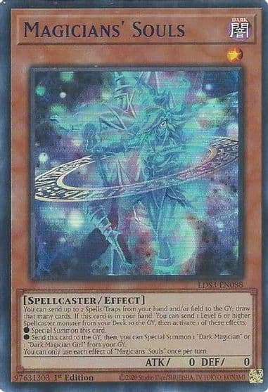 Magicians Souls Blue Legendary Duelists: Season 3 Yu-Gi-Oh! card