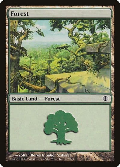 Forest 247 Shards of Alara Magic card