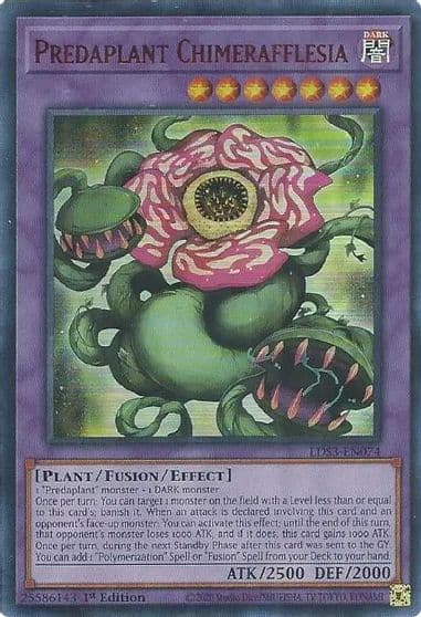 Predaplant Chimerafflesia Red Legendary Duelists: Season 3 Yu-Gi-Oh! card