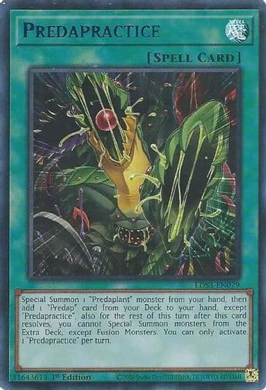 Predapractice Blue Legendary Duelists: Season 3 Yu-Gi-Oh! card