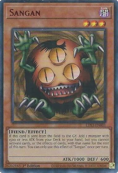 Sangan Red Legendary Duelists: Season 3 Yu-Gi-Oh! card