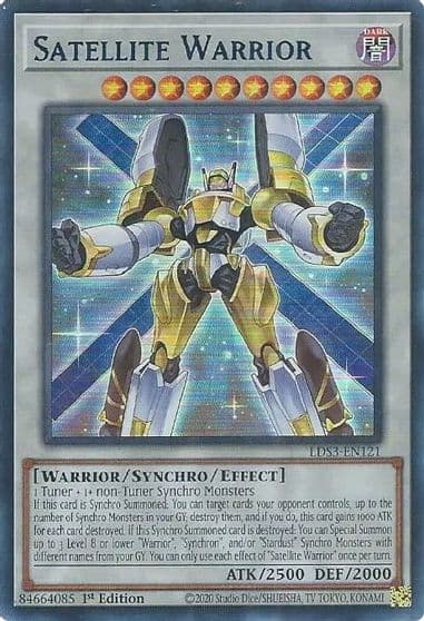 Satellite Warrior Blue Legendary Duelists: Season 3 Yu-Gi-Oh! card