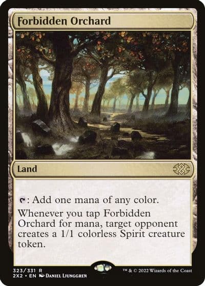 Forbidden Orchard Double Masters 2022 Magic card