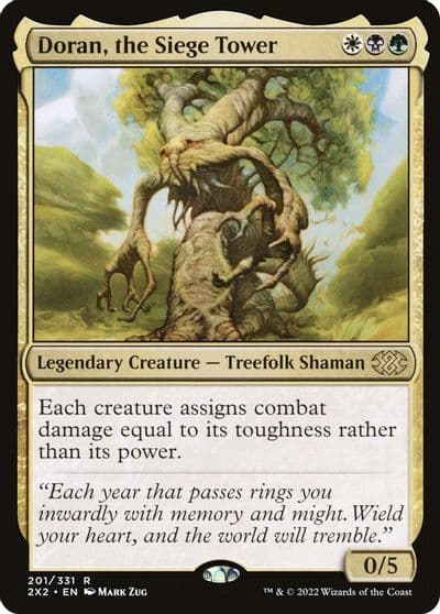 Doran the Siege Tower Double Masters 2022 Magic card