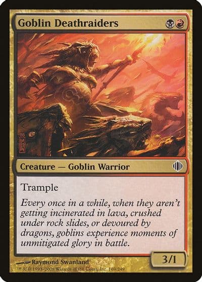 Goblin Deathraiders Shards of Alara Magic card