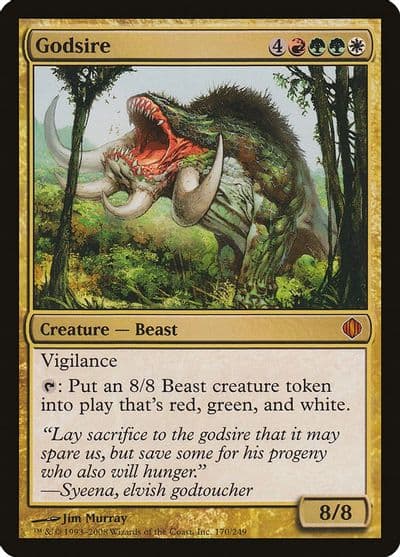Godsire Shards of Alara Magic card