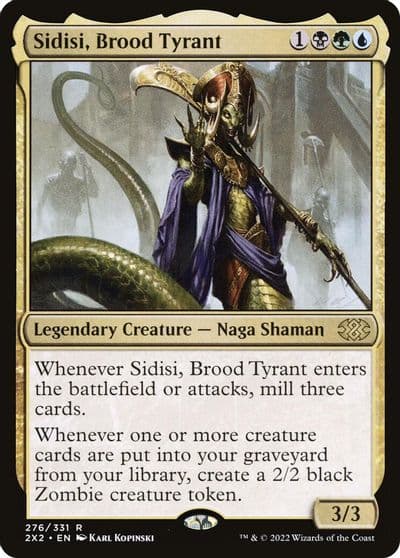 Sidisi Brood Tyrant Double Masters 2022 Magic card