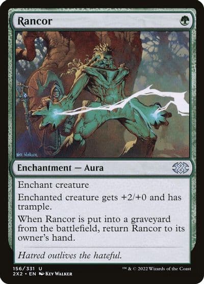 Rancor Double Masters 2022 Magic card