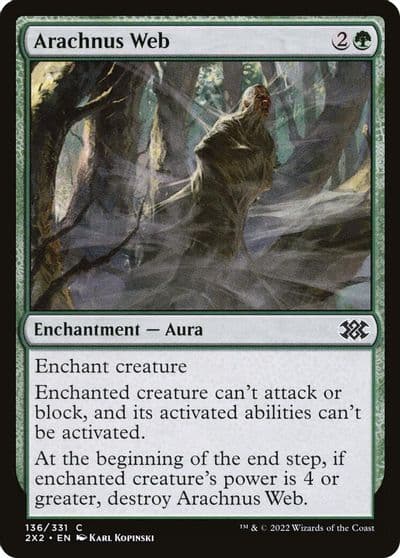 Arachnus Web Double Masters 2022 Magic card