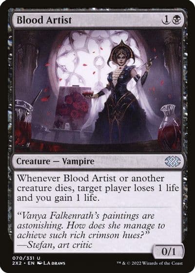 Blood Artist Double Masters 2022 Magic card