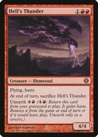 Hells Thunder Shards of Alara Magic card