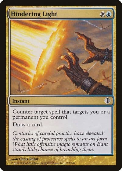 Hindering Light Shards of Alara Magic card