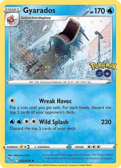 Gyarados Pokemon GO Pokemon card
