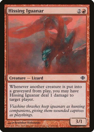 Hissing Iguanar Shards of Alara Magic card