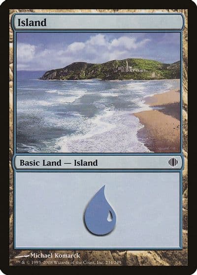 Island 234 Shards of Alara Magic card