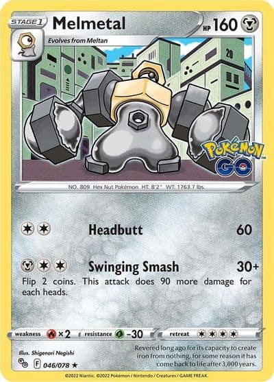 Melmetal Pokemon GO Pokemon card