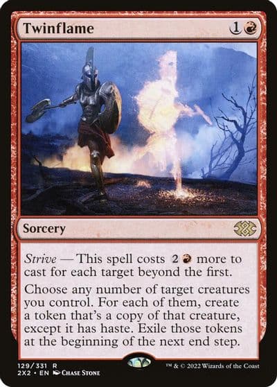 Twinflame Double Masters 2022 Magic card