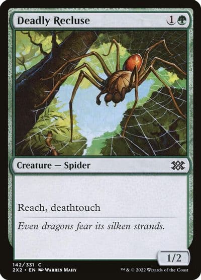 Deadly Recluse Double Masters 2022 Magic card