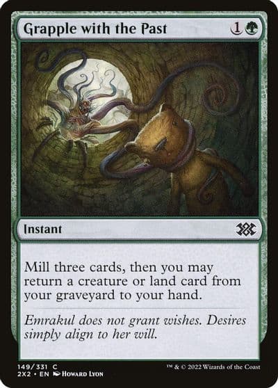 Grapple with the Past Double Masters 2022 Magic card