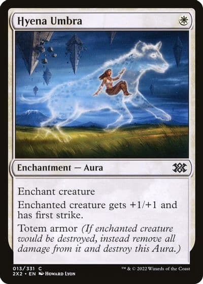 Hyena Umbra Double Masters 2022 Magic card