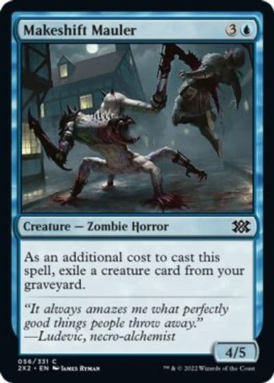 Makeshift Mauler Double Masters 2022 Magic card