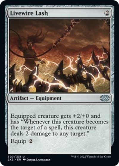 Livewire Lash Double Masters 2022 Magic card