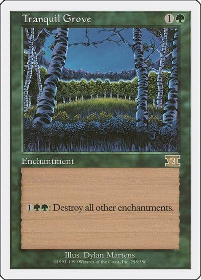 Tranquil Grove Classic Sixth Edition Magic card