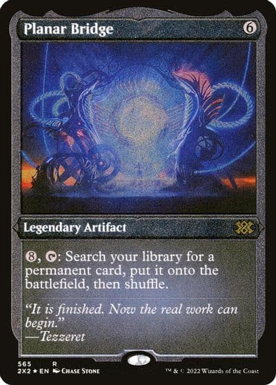 Planar Bridge Foil Etched Double Masters 2022 Magic card