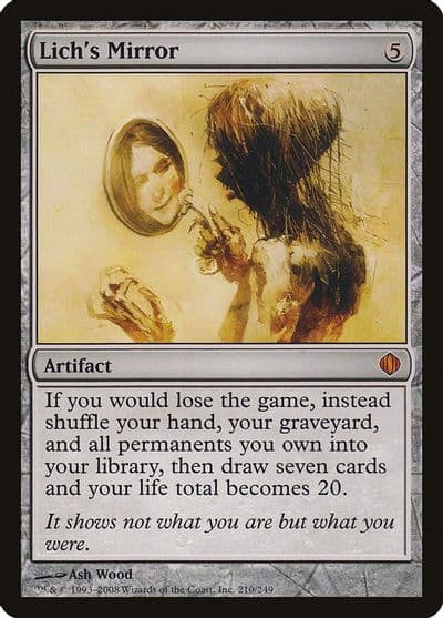 Lichs Mirror Shards of Alara Magic card