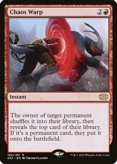 Chaos Warp Double Masters 2022 Magic card