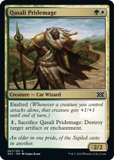 Qasali Pridemage Double Masters 2022 Magic card