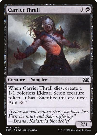 Carrier Thrall Double Masters 2022 Magic card