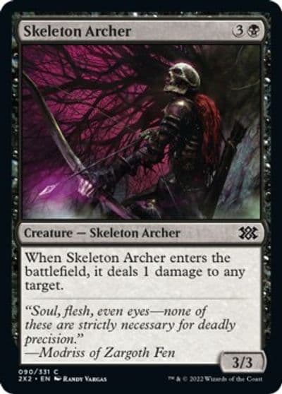 Skeleton Archer Double Masters 2022 Magic card