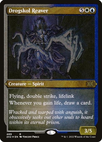 Drogskol Reaver Foil Etched Double Masters 2022 Magic card
