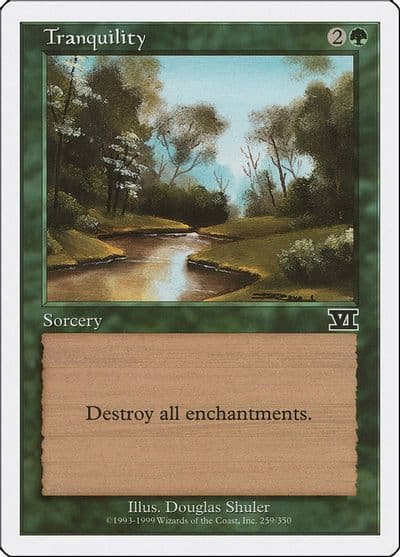 Tranquility Classic Sixth Edition Magic card